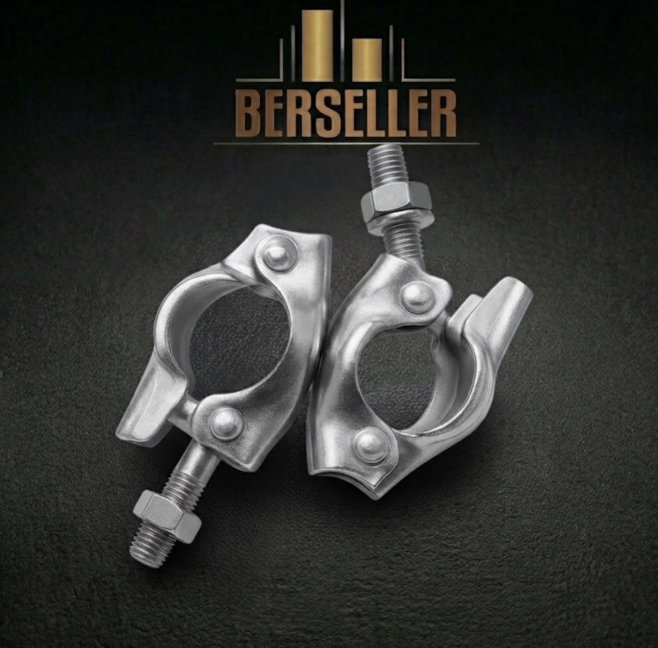 Hareketli Saç Kelepçe 48x48mm